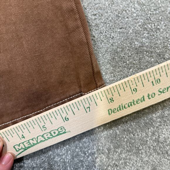 Brandy Melville John Galt EUC Crispina Carpenter Jeans Camel Brown Sz Sml Grunge - Picture 12 of 14